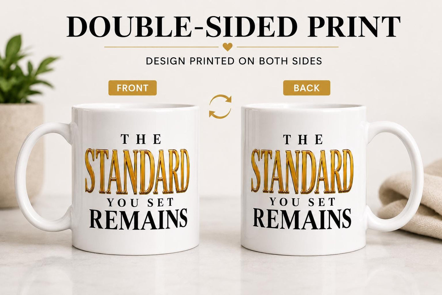 Retirement Gift, Leaving Gifts, Ceramic Coffee Mug, Coworker Leaving Gift, Mentor gifts, Retirement gift women, The Standard You Set Remains