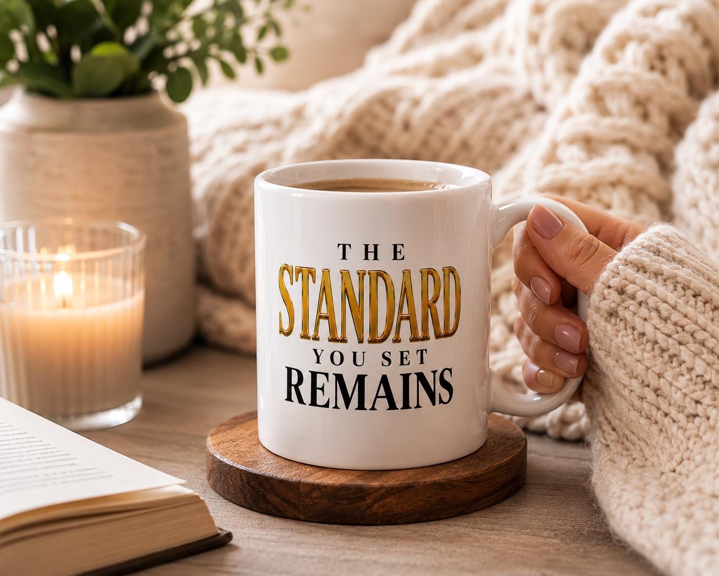 Retirement Gift, Leaving Gifts, Ceramic Coffee Mug, Coworker Leaving Gift, Mentor gifts, Retirement gift women, The Standard You Set Remains