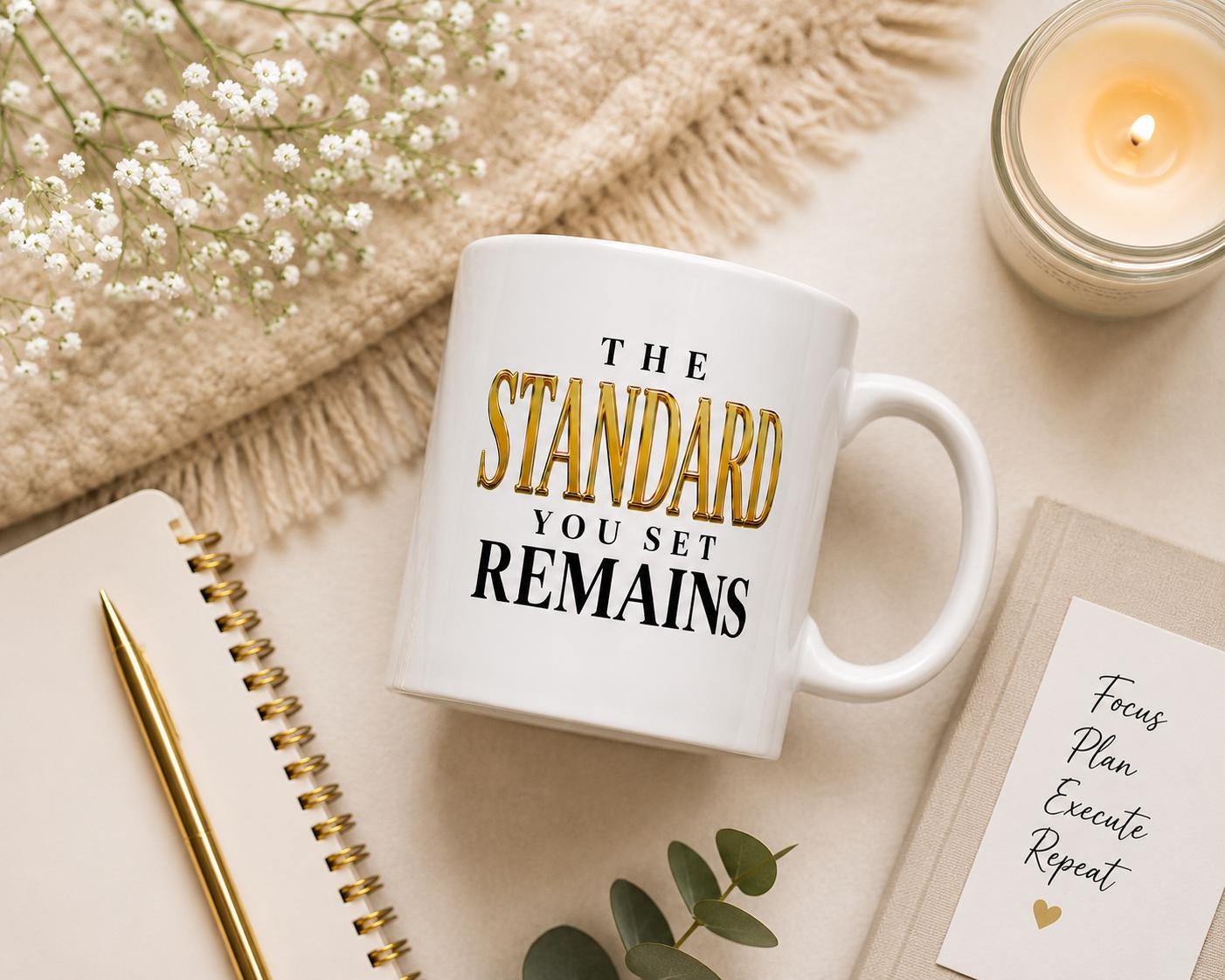 Retirement Gift, Leaving Gifts, Ceramic Coffee Mug, Coworker Leaving Gift, Mentor gifts, Retirement gift women, The Standard You Set Remains