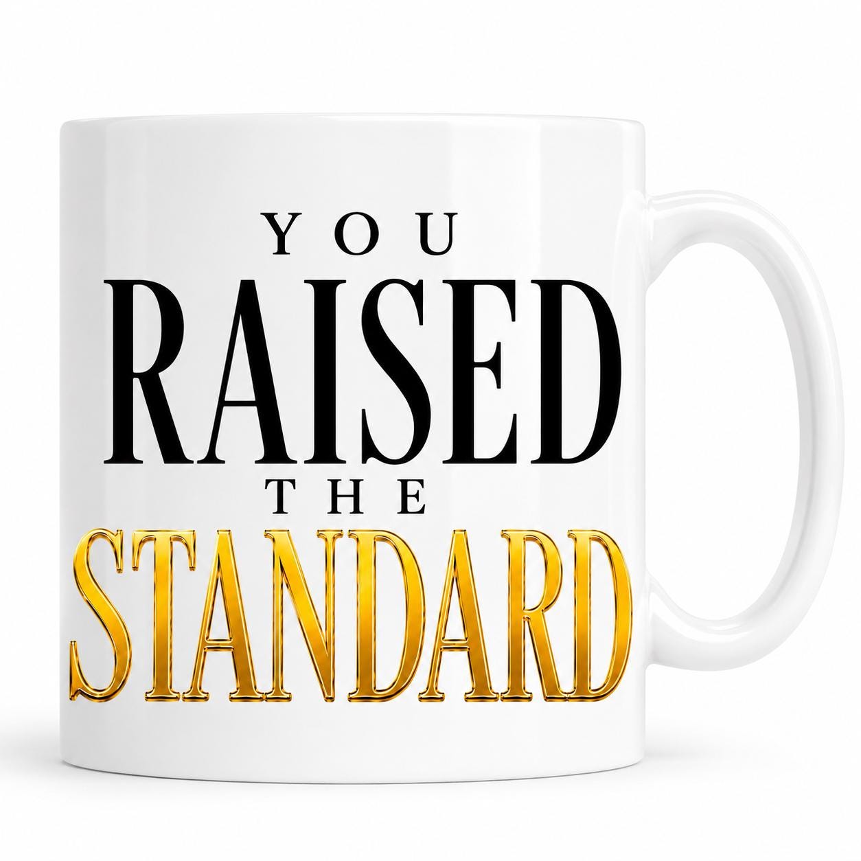 Ceramic Coffee Mug, Going Away Gift for Coworker, Retirement Gift for Nurse, Medical Assistant Appreciation Gift | You Raised The Standard